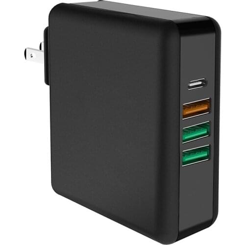 61W USB Type C Fast Charger Quick Charge 3.0 for Macbook Pro Xiaomi Huawei iPhone Mate Phone computer With US EU UK Adapter