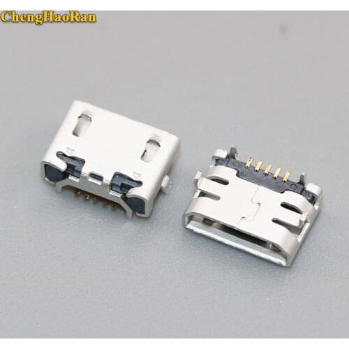 ChengHaoRan 2-10 pcs Micro USB connector for Coolpad/ for Lenovo/ for Huawei/ for OPPO mini usb jack socket