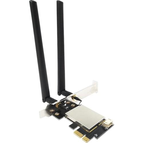 Dual Band 2.4Gbps PCIe Wifi Card Network Card Bluetooth Wi-Fi M.2/NGFF Wireless Card To PCI Express Adapter For Pc Desktop