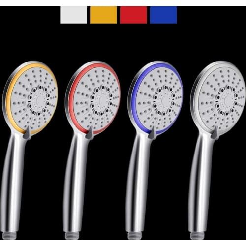 Chrome Shower Head With 3 Mode Function Spray Anti-limescale Universal Handheld Home Bathroom Water Saving Accessory