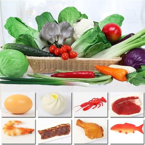 Fruit Model Multi-Style Simulation Green Vegetable Home Living Room Decoration Fake Fruit Hotel Restaurant DIY Wall Decoration