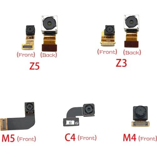 Back Rear Camera Module Flex Cable +Front Facing Camera Replacement For Sony Xperia Z Z1 Z2 Z3 Z4 Z3C Z5 C4 M5
