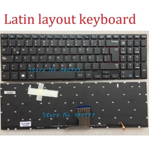 NEW SP/LA teclado For Samsung NP770Z5E NP780Z5E NP880Z5E NP670Z5E Latin Spanish Keyboard black Backlit