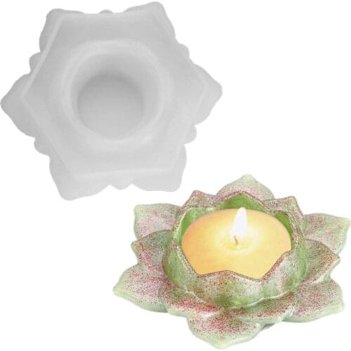 New Flower Candle Wax Silicon 3D Soap Mold Cake Decoration Manual Handmade Resin Clay Plaster Gumpaste Mould