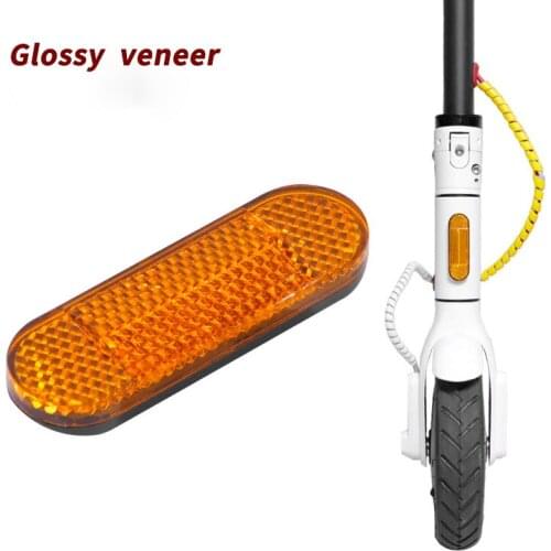 2Pcs Safety Front ABS Reflective Tube Night Warning Reflector For Xiaomi Electric Scooter 1S Pro Pro2 M365 ES/G30 Max Parts