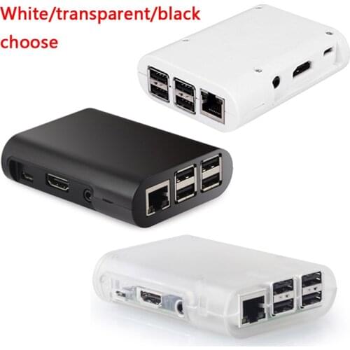 3 Color Choose Housing Plastic Box For pi2B pi3B pi3B+ Raspberry Pi 3 Case Cover Shell Enclosure Outside Compatible