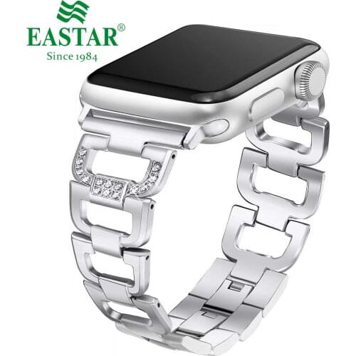 Woman Watch Band For Apple Watch Bands 38mm 42mm 40mm 44mm Diamond Aluminum alloy Strap For iwatch Series6 SE 5 4 3 2 1 Bracelet