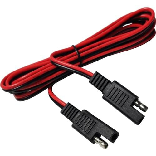 JKM 18AWG SAE Extension Cable 2m 1m 0.5m Harness Quick Disconnect Plug Solar Battery Panel Automotive Connector Wire