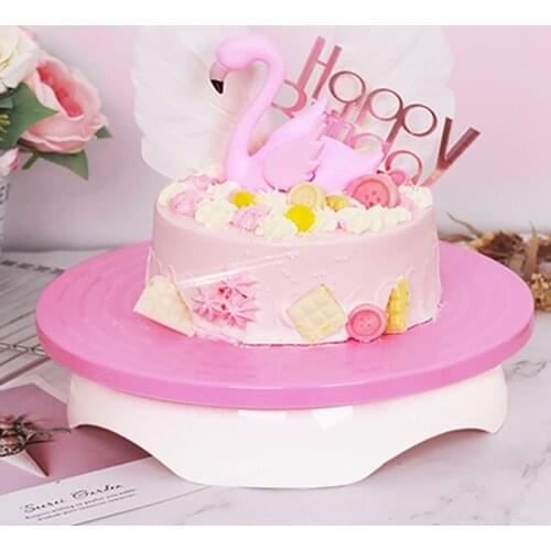Rotating Cake Turntable Detachable Non-slip Cake Stand Cake Decorating Tools Cake Rotary Table Kitchen DIY Pan Baking Tools