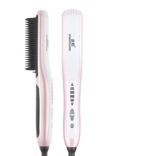 Golden Rice KD388C Hair Straightener Automatic Straight Comb Men Curl Makeup Beauty Gift for Women or Girl