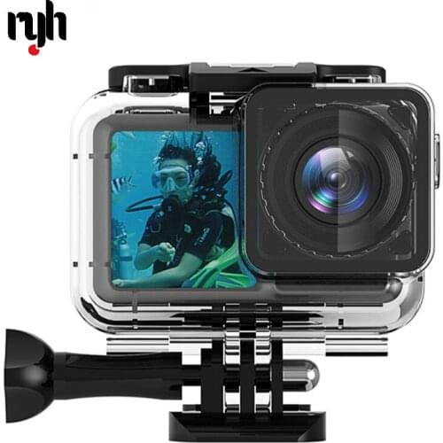 Waterproof Housing Case For Dji Osmo Action Camera Accessories Osmo Action Sports Camera Diving Protective Cover Shell Box