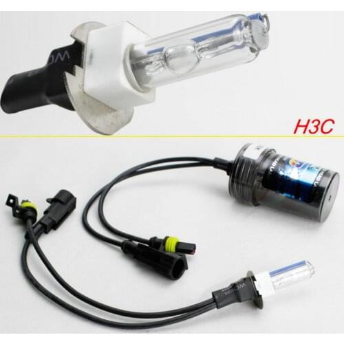 2X free shipping 12V 35W xenon lamp H3C hid Xenon light replacement 4300k 6000K 8000 K headlight auto styling accessories