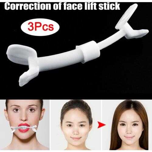 New Hot 3 Pcs Smile Corrector Exerciser Improve Mouth Face-lift Lip Shape Increase Compensator Beauty Tools For Face Massager