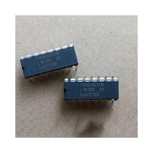 5pcs 74HC4017N DIP-16 MC74HC4017N DIP 74HC4017AP 74HC4017 DIP16 SN74HC4017N