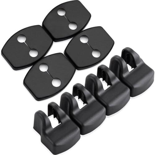 8pcs Door Lock Cover Stopper For Toyota RAV4 Highlander Kluger Land Cruiser Prado FJ Cruiser Sequoia Tundra Accessories