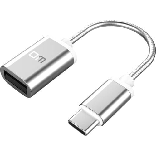 DM USB C Adapter Type C to USB 2.0 Adapter Thunderbolt 3 Type-C Adapter OTG Cable For Macbook pro Air Samsung S10 S9 USB OTG
