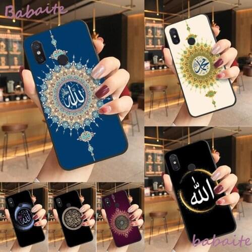 Babaite arabic quran islamic muslim Cover Black Soft Shell Phone Case For Redmi note 8 8Pro 8T 6pro Redmi 8 7A 6A Xiaomi mi 8 9