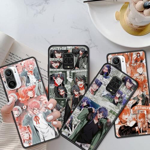 Cover For Redmi Note 10 9 8 7 Pro Max Anime Hypnosis Mic Hard PC TPU Bumper Cellphone Shell for REDMI K40 K30 K20 9i 7a 6a