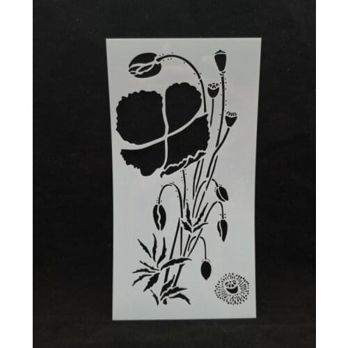 Lotus Layering Stencils Drawing Color Spray stencil DIY Scrapbook photo album Decorative Embossing DIY Card Crafts