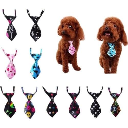Dog Toy Grooming Bow Tie Tie Clothes Pet Adjustable Dog Cat Pet Tie Accessories (random Color)