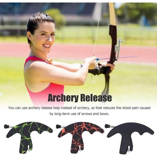 Arrow Release Aids Compound Bow ABS Complex Strength Grip Spreader Arrow Stainless Steel Release Aids Outdoor Tools 3 Colors