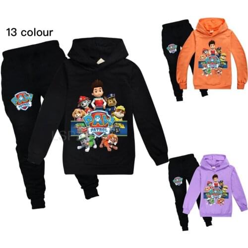 PAW PATROL Autumn Boy Clothes Girl Clothes Childrens Clothing 3D Printing Baby Clothing Set Kids Clothes 2 pcs Set