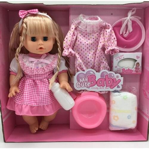 32CM full vinyl silicone reborn baby doll girl blinking eyes Drinking water pee talking bebe doll reborn girls gift toys