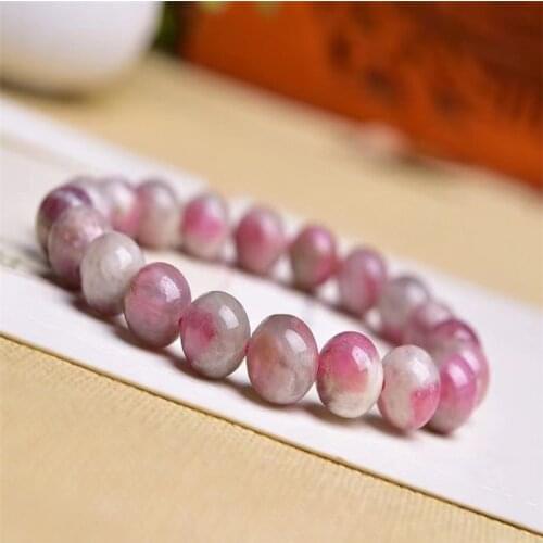 Plum Blossom Tourmaline Healing Bracelet Single Loop Crystal Bracelet Jewelry Bead Romantic Casual Crystal Yoga