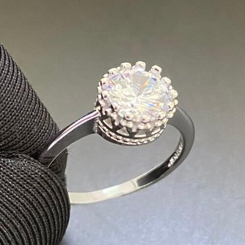 SALE High Quality Women Engagement Rings for Women Jewelry Accessories Crystal Silver Color Ring