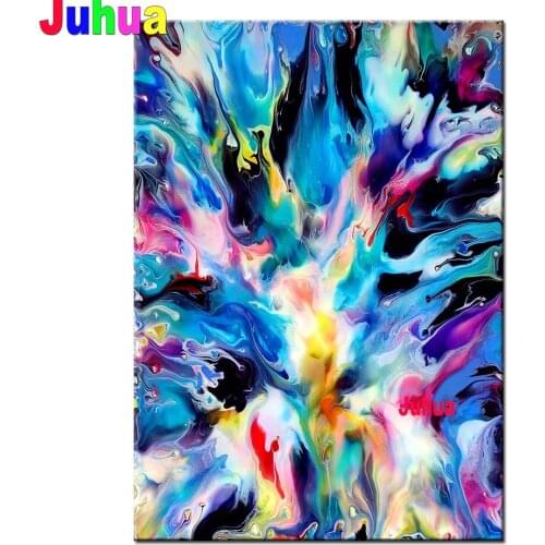 Handmade Gift 3d diy diamond painting Abstract Blue Art diamond embroidery 5d pictures full Square round drill landscape