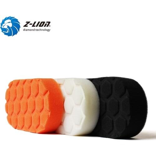 Z-LION Buffing Sponge Polishing Pad Kit Hand Waxing Cleaning Tools For Car Polisher Buffing3PCS 75*150*25mm