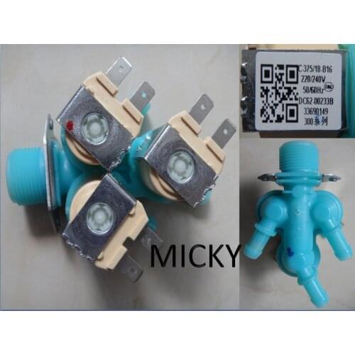 Original new washing machine water inlet valve for Samsung DC62-00233B WD90K5410OX WD70J5430AW WD70J5413AW 90J7410GW