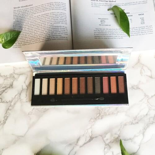 Professional Shadow Makeup Long Lasting 12 color Shadow Matte Eye Shadow Brighten Shimmer Palette Makeup Pressed Powder