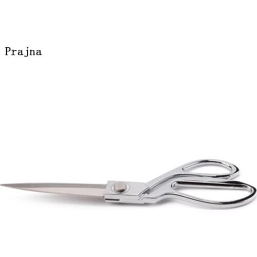 Professional Tailor High Quality Silver Scissor Sewing And Embroidery Fabric Leather Cutter Craft Scissors Stainless Steels