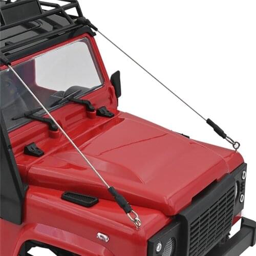 Dual Pull Steel Crossing Wire Spring Ring Rope Drawstring Toy for 1/12 MN 90 90K 91 91K 45 45K RC Car Accessories