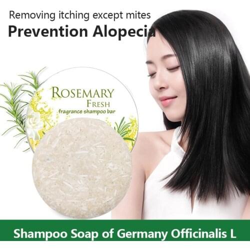 ROSEMARY Fresh Frangrance Shampoo Bar 100% Natural Organic Conditioner Repair Damage Nourish Scalp Shampoo Soap TSLM1