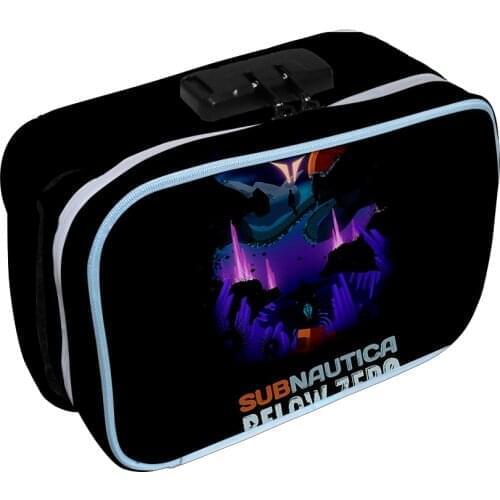 Subnautica Below Zero 3D Merch Oxford cloth 3D printing Deodorant Tobacco Bag Storage Bag Cosmetic Bag