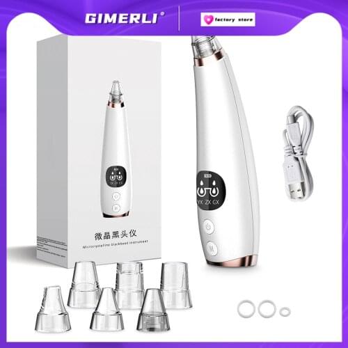 Facial Blackhead Remover Electric Acne Cleaner Blackhead Black Point Vacuum Cleaner Tool Black Spots Pore Cleaner Machine