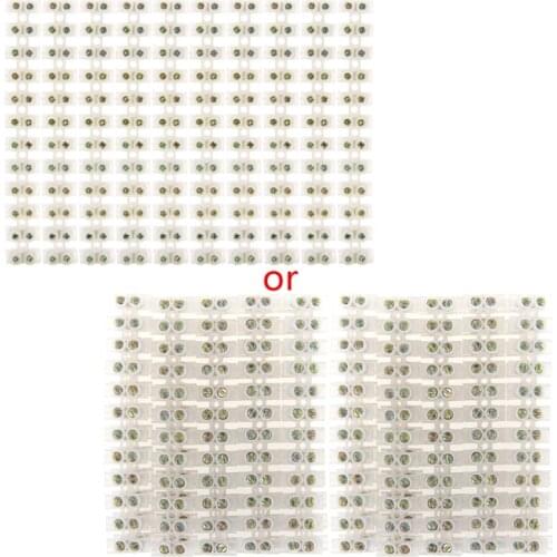 Screw Terminal Barrier Connector 10pcs Electrical Wire Connection 12Position Barrier Terminal Strip Block 3A Best