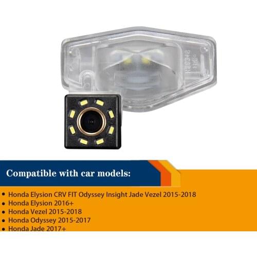 For Honda Jade Elysion Odyssey Vezel 2015 2016 2017 Rear view camera Reversing backup camera Misayaee Waterproof Golden Camera