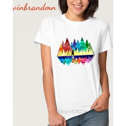 Women T Shirt Nature Mountains Landscape Hiking Bear Animals MTB Funny Design Cotton Ladies Tee Tops Outdoor Tshirt Fashion Tee