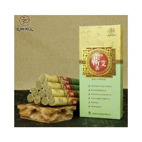1.8cm*20cm*10pcs/pack Qi Ai Article moxibustion three years Chen Aiye Ai Rong column box accessories moxa rollers free shipping