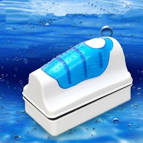 1PC Useful Floating Magnetic Brush Aquarium Fish Tank Glass Algae Scraper Cleaner Fish Aquarium Tank Tools