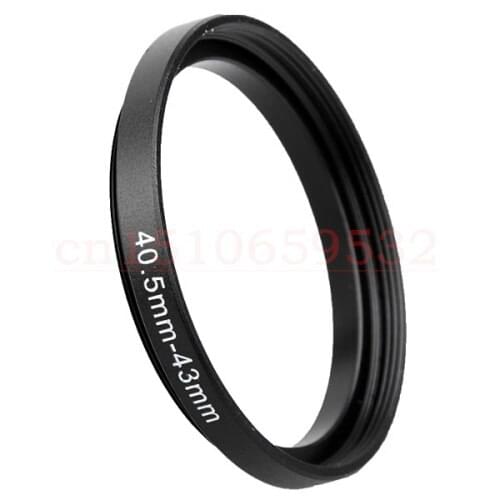 2pcs 40.5-43 mm BLACK Aluminum selling 40.5mm-43mm 40.5 to 43 Step Up Ring Filter Adapter For filter, lens hood