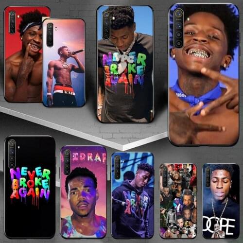 PENGHUWAN Broke Again Youngboy Quando Rondo Hip Hop Music Black Phone Case For OPPO Realme 5 3 2 Pro F7 F9 F11 F3 RENO Cover