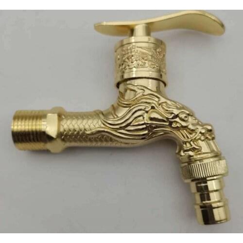 G1/2"Single Cold Extension Mop Pool Faucet Vintage Washing Machine Faucet Zinc Alloy Kitchen Bathroom Retro Faucet