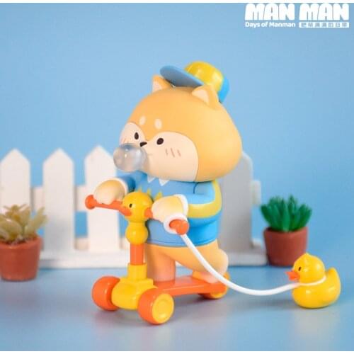 Blind Box: Man Man - Daily Life Series Of A Casual Dog Figure Toys, Gifts/Office Decorations
