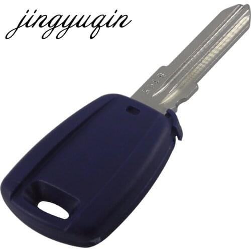 Jingyuqin 10pcs/lot Transponder Ignition Key without chip for FIAT Punto Stilo Seicento Uncut Blade GT15R