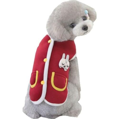 Rabbit Pattern Dog Puppy Costume Clothes Sweater Pets Supplies Accessories