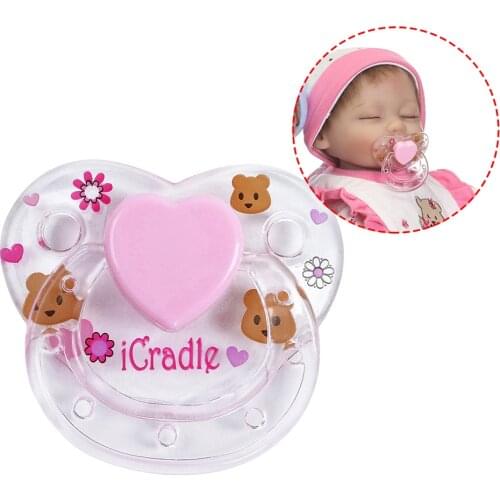 1 Pcs Reborn Doll Supplies Magnet Pacifier Reborns Baby Dolls Accessories Random Color